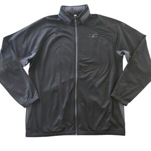 Under Armour SC Steph Curry Logo Full Zip Track Jacket Men's 2XL Black Hooded
